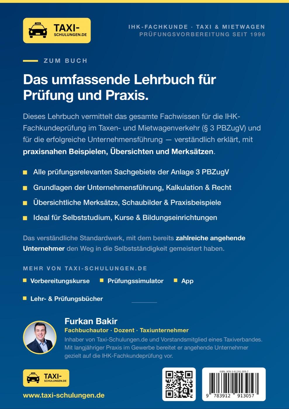 Lehrbuch Fachkunde Taxen- und Mietwagenverkehr 2026 — Bild 2