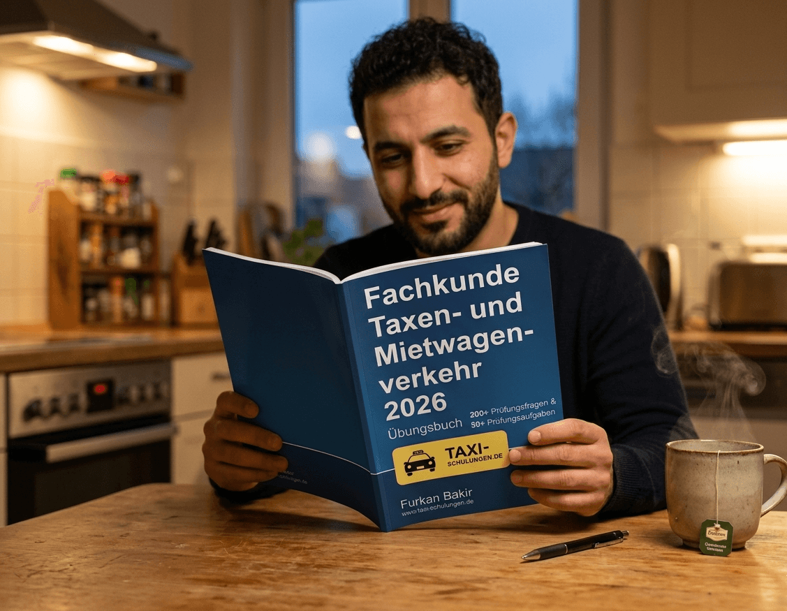 Schriftliche IHK-Fachkundeprüfung Taxi Mietwagen vorbereiten